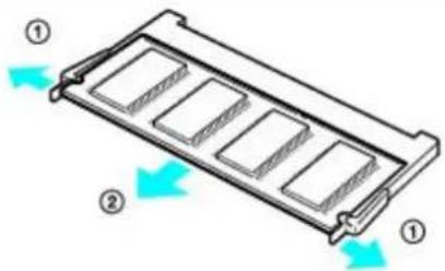 SONY Vaio PCG-FRV25 - Removing a Memory Module - 1