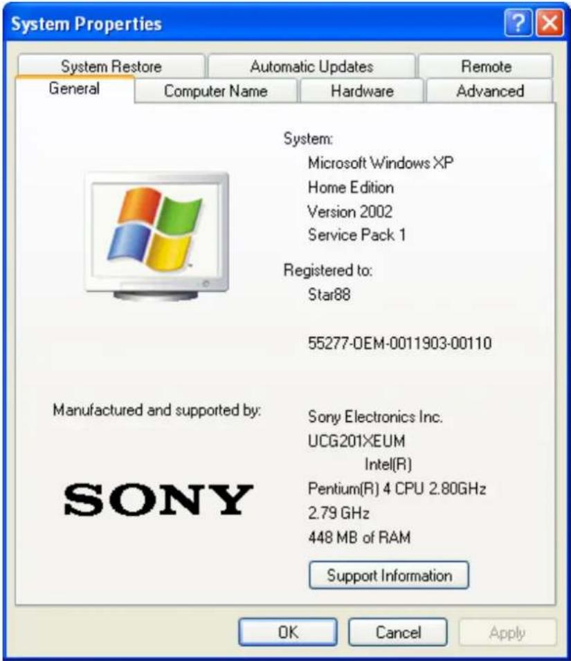 SONY Vaio PCG-FRV25 - To check your system's memory - 1