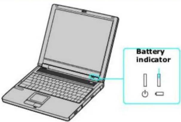 SONY Vaio PCG-FRV25 - To charge a battery - 1