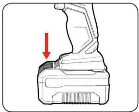 Ozito PX5PAK-005 - Removing the Battery Pack - 1