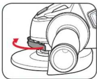 Ozito PX5PAK-005 - Adjusting the Safety Guard - 1