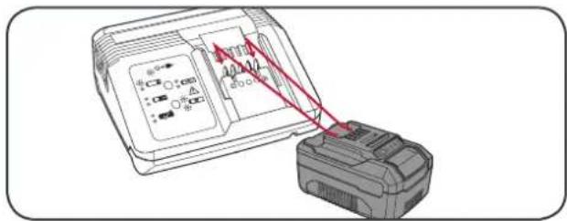 Diagram showing a device with labeled components and a red arrow pointing to a component, likely indicating a process or connection.