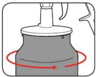 Ozito ASG-SFE - Installing the Paint Pot - 2