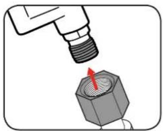Ozito ASG-SFE - Attaching to Compressor - 2