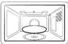 SAMSUNG MC11K7035CG - Uso del plato para dorar - 1