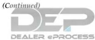 (Continued) DEP DEALER ePROCESS