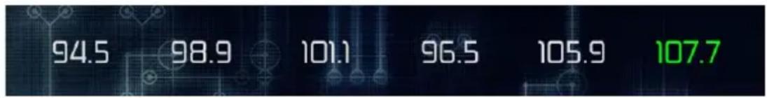 JENSEN VX7014 - Recalling a Station - 1