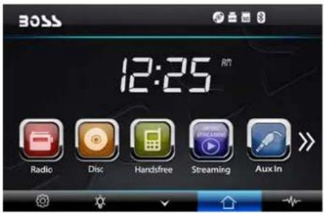 BOSS 12:25 RT Radio Disc Handsfree Streaming Aux In