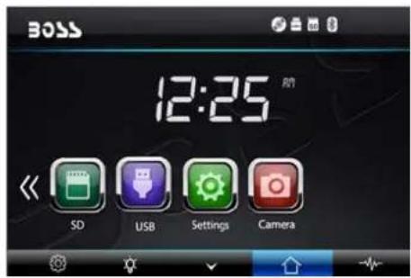BOSS 12:25 RT << SD USB Settings Camera