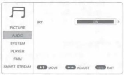 月 PICTURE AUDIO SYSTEM PLAYER FMM SMART STREAM IRT ON MOVE ADJUST EXIT
