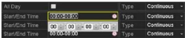 All Day Start/End Time 00:00-00:00 Start/End Time 00 00 - 00 00 Start/End Time 00:00-00:00 Type Continuous Type Continuous Type Continuous Type Continuous