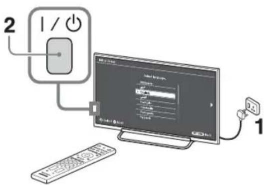 SONY Bravia KDL-60R550A - 4: การตั้งค่าเริ่มต้น - 1