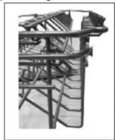 BELLING IDW60 - Folding back the cup shelves - 1