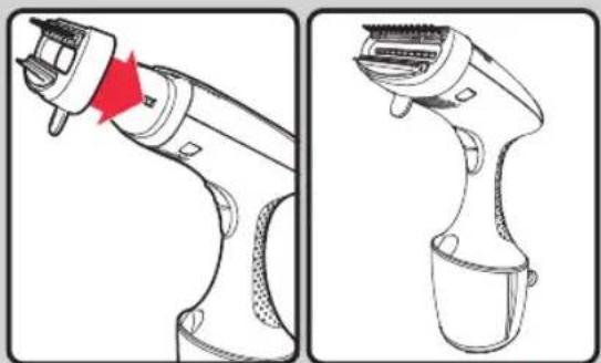 MORPHY RICHARDS Express Steam 361000 - 3) Hanging the garment 4) Brush accessory - 2