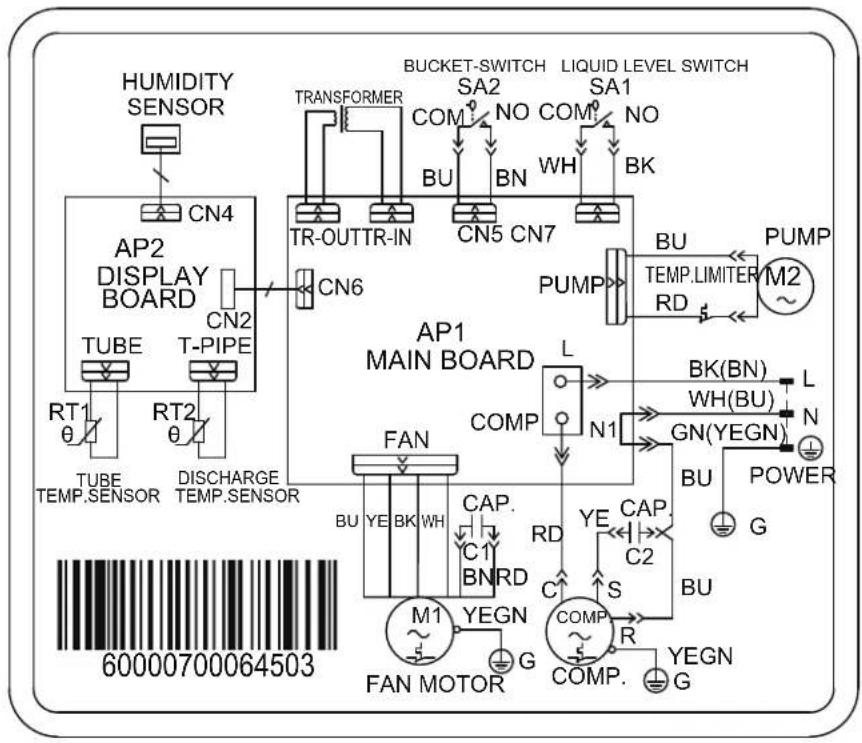 GE APER50LZ - Esquema Eléctrico - 1