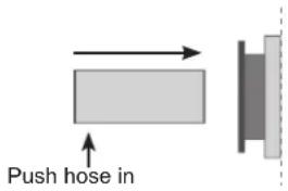 Push hose in