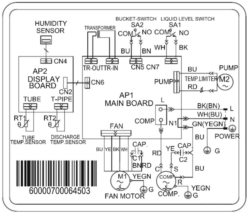 GE APER50LZ - Electric Schematic Diagram - 1