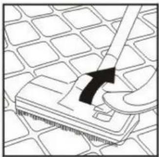 VOX SL150 - Dual-position carpet/floor brush. - 1