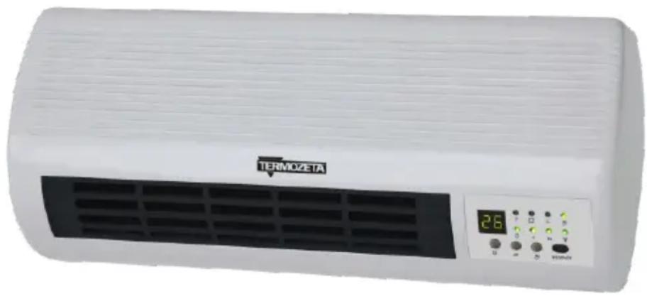 TERMOZETA TZR06 - TERMOVENTILATORE MURALE CERAMICO 2000W - 1