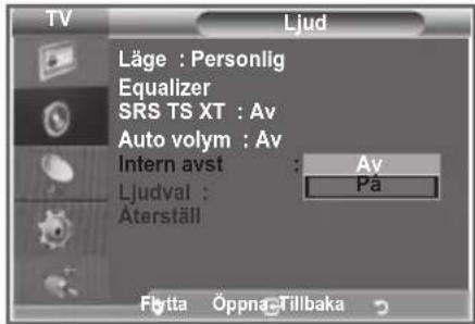 SAMSUNG LE32S86BC - Välja intern avstängning - 2
