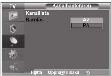 SAMSUNG LE32S86BC - Ställa in kanallistor - 3