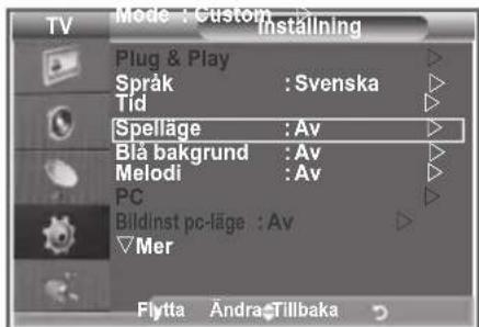 SAMSUNG LE32S86BC - Använda Spelläge - 1