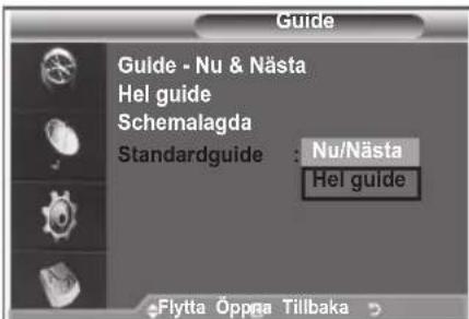 SAMSUNG LE32S86BC - Ställa in Standardguide - 1
