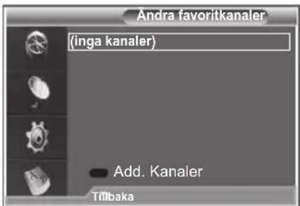 SAMSUNG LE32S86BC - Ändra dina favoritkanaler - 1