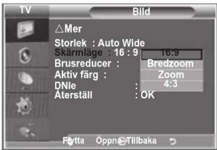SAMSUNG LE32S86BC - Välja skärmläge - 2