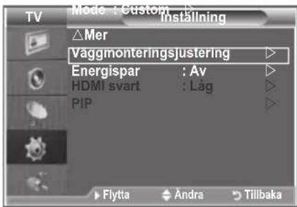 SAMSUNG LE32S86BC - När väggfästet är monterat kan du enkelt justera TV:ns position. - 2