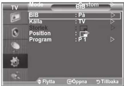 SAMSUNG LE32S86BC - Inställningar för BIB - 2