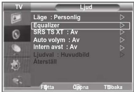 SAMSUNG LE32S86BC - Ändra ljudinställningarna - 1