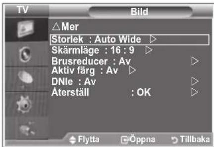 SAMSUNG LE32S86BC - Ändra Bildstorlek - 1