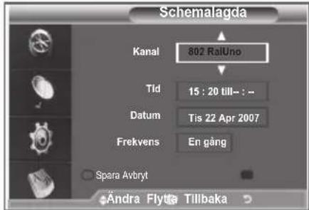 SAMSUNG LE32S86BC - Använda Schemalagda - 5