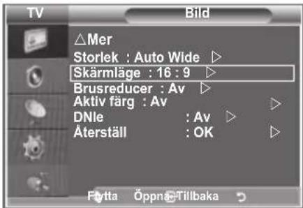 SAMSUNG LE32S86BC - Välja skärmläge - 1