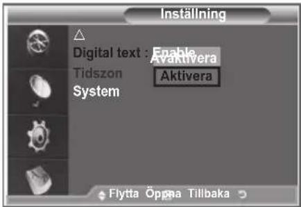 SAMSUNG LE32S86BC - Välja Digital Text (endast Storbritannien) - 1