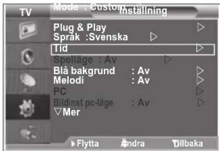 SAMSUNG LE32S86BC - Ställa in sovtimern - 1
