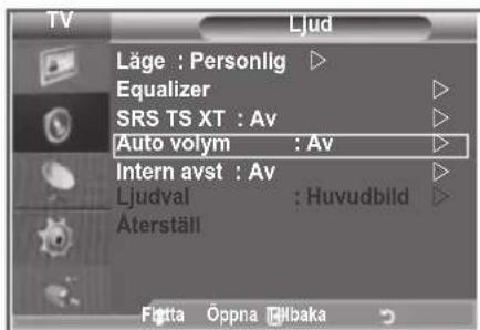 SAMSUNG LE32S86BC - Justera volymen automatiskt - 1
