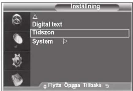SAMSUNG LE32S86BC - Välja tidszon (endast Spanien) - 1