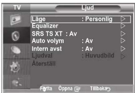 SAMSUNG LE32S86BC - Ändra ljudstandard - 1