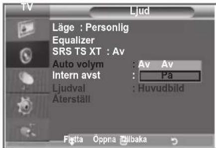 SAMSUNG LE32S86BC - Justera volymen automatiskt - 2