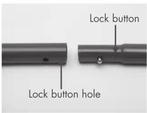 Lock button Lock button hole
