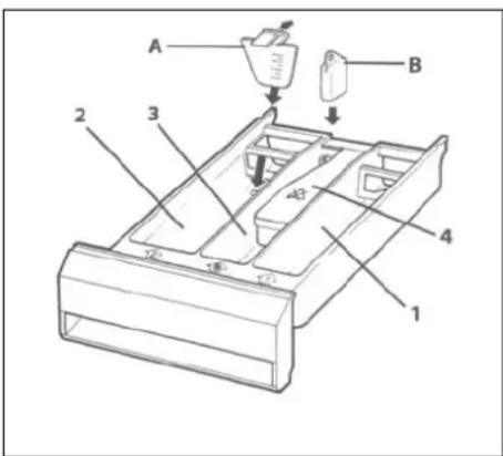 WHIRLPOOL AWG 345/4 - DETERGENT TRAY - 1