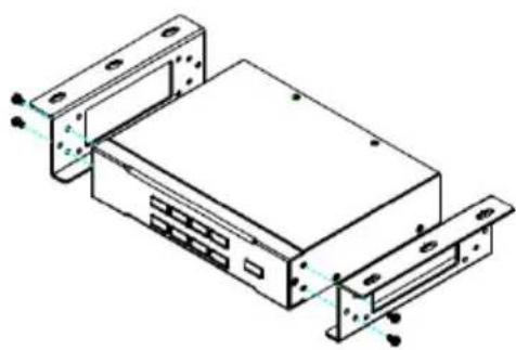 ATEN VPK104 - Under Desk Mount - 1