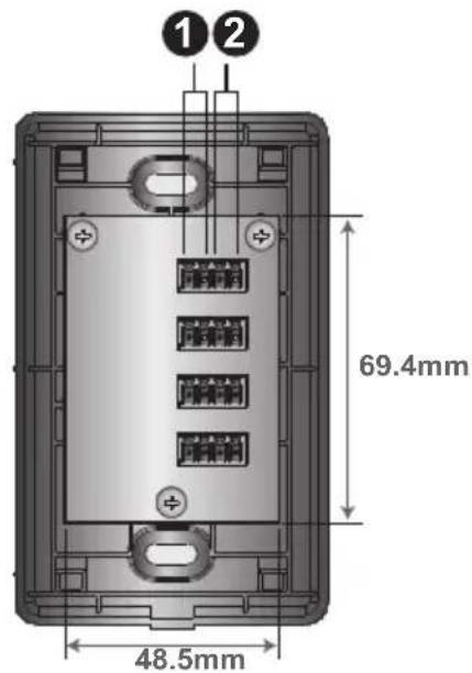 ①② 69.4mm 48.5mm