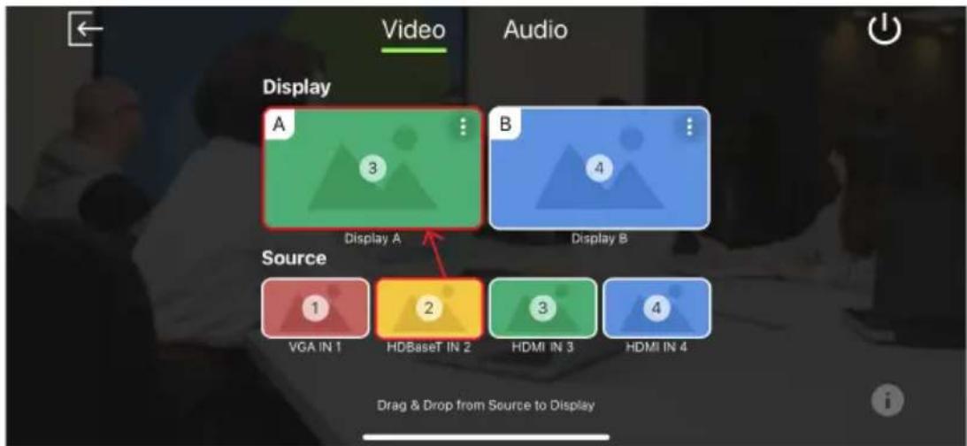 ATEN VPK104 - Switching a Source for a Display - 1
