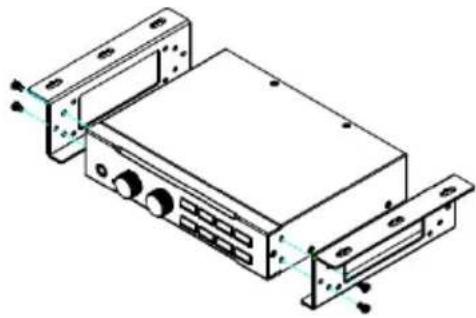 ATEN VPK104 - Under Desk Mount - 2