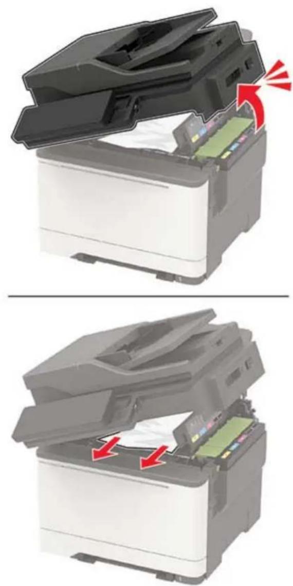 PANTUM CM7105DN - Paper jam in the standard bin - 1
