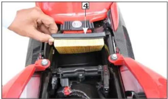 HERO Xtreme 200S (2020) - Air cleaner element inspection - 3