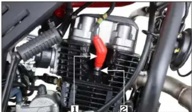 HERO Xpulse 200T (2021) - SPARK PLUG INSPECTION Recommended plugs: NGK-CPR 8 EA9 - 1